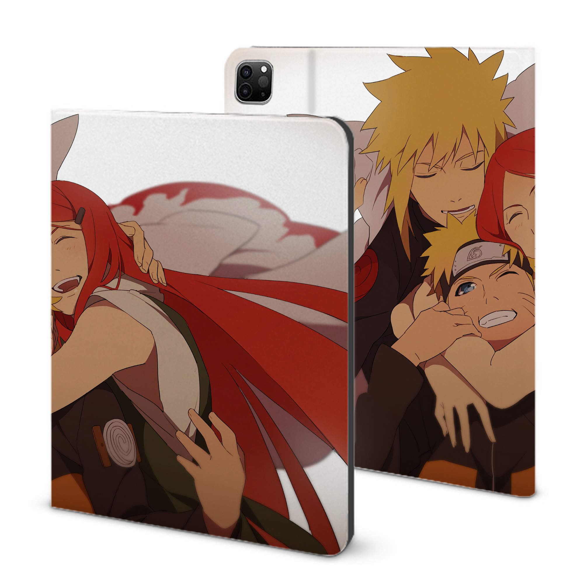 （画像用） NARUTO -ナルト- NARUTO -ナルト- 疾風伝 IPad ケース ブック型 PUレザー TPU 耐衝撃 軽量 薄型 ペン収納なし 全面保護 IPad 各モデル対応